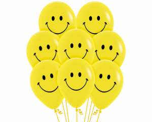 smiley balloons