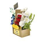 happy anniversary flower box